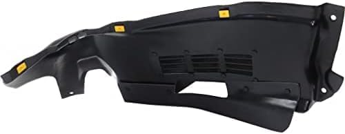 Front Section Fender Liner Right Passenger Side Direct Replacement Compatible With 2017-2018 Audi A4 AU1249135 8W0853888C-PFM
