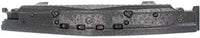 Front Bumper Center Absorber Plastic Direct Replacement Compatible With 2008-2011 Mercedes Benz C-Class MB1070110 2048850437