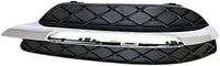 Set Of 2 Front Fog Lamp Molding Primed Plastic Right Passenger & Left Driver Side Direct Replacement Compatible With 2012-2014 Mercedes Benz C-Class MB1038117 MB1039117 2048803324