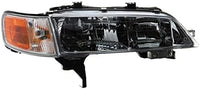 Set Of 2 Front Headlight Halogen With Corner Lamp Right Passenger & Left Driver Side Direct Replacement Compatible With 1994-1997 Honda Accord HO2502106 HO2503106 33150SV4A02