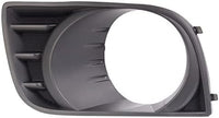 Set Of 2 Front Fog Light Molding Primed Left Driver & Right Passenger Side Direct Replacement Compatible With 2008-2017 Toyota Sequoia TO1039157 TO1038157 814810C021 814820C021