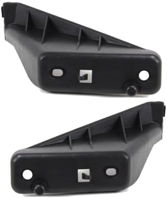 Set Of 2 Front Grille Bracket Plastic Left Driver & Right Passenger Side Direct Replacement Compatible With 2005-2009 Ford Mustang FO1207111 FO1207110 5R3Z8B455AA 5R3Z8B455AB
