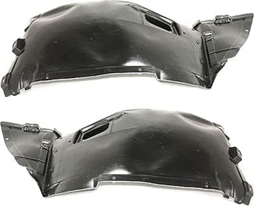 Set of 2 Front Fender Liner Left Driver & Right Passenger Side Direct Replacement Compatible with 2007-2013 BMW 3-Series BM1251120 BM1250120 51717154416 51717154415