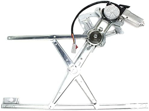 Front Power Window Regulator with Motor Left Driver Side Direct Replacement Compatible with 1990-1993 Honda Accord HO1350103 72251SM4003-PFM 72255SM4A01