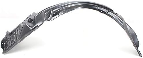 Set Of 2 Front Fender Liner Plastic Left Driver & Right Passenger Side Direct Replacement Compatible With 2008-2015 Mitsubishi Lancer MI1249123 MI1248123 5370A386 5370A385