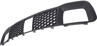 Front Bumper Lower Grille Textured Gray Direct Replacement Compatible With 2014-2016 Jeep Grand Cherokee CH1036124 68143102AC