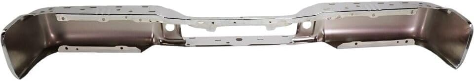Step Bumper Face Bar Chrome Steel Without Rear Object Sensor Holes Direct Replacement Compatible With 2006-2008 Ford F-150 / Lincoln Mark LT FO1102358 8L3Z17906B