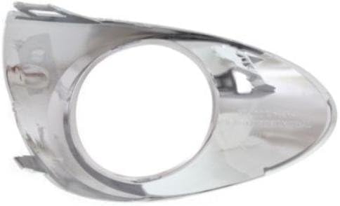 Front Fog Light Molding Chrome Right Passenger Side Direct Replacement Compatible With 2013-2015 Lexus RX350 / RX450H LX1039105 814810E110