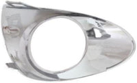 Front Fog Light Molding Chrome Right Passenger Side Direct Replacement Compatible With 2013-2015 Lexus RX350 / RX450H LX1039105 814810E110