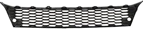 Front Bumper Lower Grille Textured Plastic Direct Replacement Compatible With 2018-2019 Mitsubishi Outlander MI1036111 6402A505
