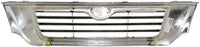 Front Grille Assembly Chrome Shell With Primed Insert Plastic Direct Replacement Compatible With 1998-2000 Mazda Pickup MA1200154 1F0150710