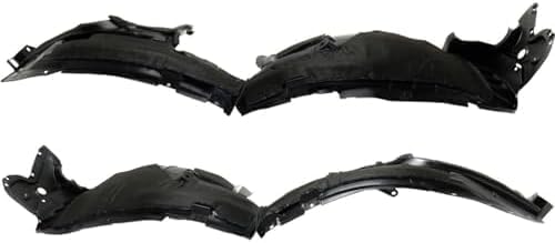 Set Of 2 Front Fender Liner Plastic Left Driver & Right Passenger Side Direct Replacement Compatible With 2017-2020 Nissan Rogue NI1248158 NI1249158 638407FA0A 638417FA0A‎