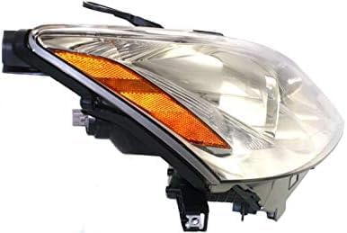 Front Head Light Lens And Housing Halogen Right Passenger & Left Driver Side Direct Replacement Compatible With 2007-2009 Lexus ES350 LX2502134 LX2503134 8117033670 8113033670