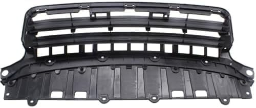 Front Bumper Grille Spoiler Assembly Textured Direct Replacement Compatible With 2009-2011 Honda Civic HO1036127 71107SNEA50