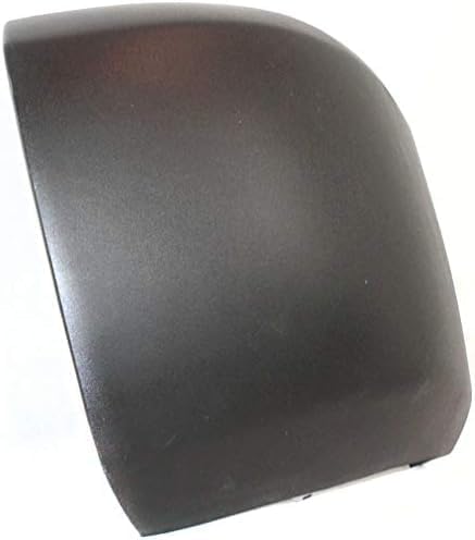 Front Bumper End Cap Textured Without Fog Light Hole Right Passenger Side Direct Replacement Compatible With 2007-2013 Chevrolet Silverado 1500 GM1005146 15838398