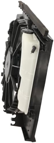 Front Radiator Fan Assembly with Resistor Direct Replacement Compatible with 2010-2013 Kia Soul KI3115134 253802K600 25380B2000
