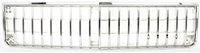 Front Grille Chrome Shell And Insert Direct Replacement Compatible With 1986-1990 Chevrolet Caprice GM1200133 14081651