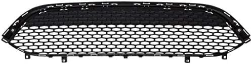 AUTOS PARTS PLUS Front Bumper Grille Textured With Fog Light Holes Direct Replacement Compatible With 2017-2020 Chrysler Pacifica CH1036158 68243498AA
