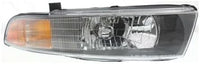 Set Of 2 Front Head Light Assembly Plastic Left Driver & Right Passenger Side Direct Replacement Compatible With 2002-2003 Mitsubishi Galant MI2502122 MI2503122 MR972843 MR972844