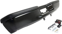 Rear Step Bumper Face Bar Steel With Pads Direct Replacement Compatible With 1997-2003 Ford F-150 FO1103104 YL3Z17906FA-PFM