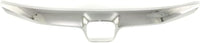 Front Bumper Upper & Lower Grille Assembly + Molding Chrome + Fog Lights Cover Left Driver & Right Passenger Side Direct Replacement Compatible With 2009-2011 Honda Civic HO1200198
