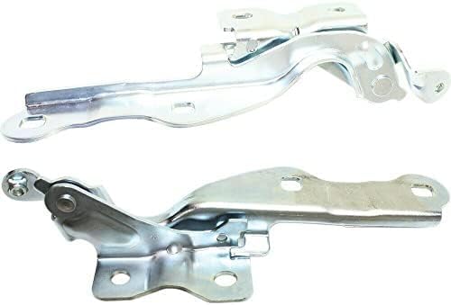 Set of 2 Front Hood Hinger Steel Left Driver & Right Passenger Side Direct Replacement Compatible with 2011-2015 Chevrolet Cruze / 2016 Limited GM1236139 GM1236138 95406039 95406038