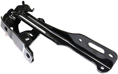 Front Hood Hinge Steel Left Driver Side Direct Replacement Compatible with 2016-2021 Honda Civic HO1236144 60170TBAA00ZZ