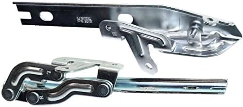 Set of 2 Front Hood Hinge Steel Right Passenger & Left Driver Side Direct Replacement Compatible with 2009-2020 Dodge Journey CH1236143 CH1236142 5178240AB 5178241AB