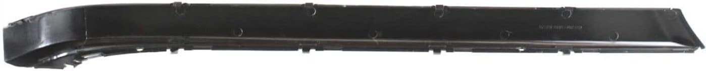 Set Of 2 Rear Bumper Outer Molding Primed Plastic Left Driver & Right Passenger Side Direct Replacement Compatible With 1995-2001 BMW 7-Series BM1159108 BM1158108