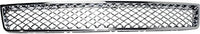 ont Upper & Lower Grilles Chrome Plastic Direct Replacement Compatible With 2007-2013 Chevrolet Avalanche / 2007-2014 Tahoe GM1200590 GM1200609 22830012 15944326