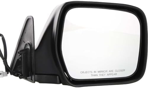 Set Of 2 Front Power Mirror Manual Folding Non-Heated Primed Right & Left Side Direct Replacement Compatible With 1990-1997 Toyota Land Cruiser / 1996-1997 Lexus LX450 TO1320146