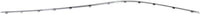 Rear Bumper Molding Chrome Left Driver Side Direct Replacement Compatible With 2003-2009 Mercedes Benz CLK-Class MB1146111 2098850521