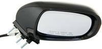 Set Of 2 Front Power Mirror Manual Folding Heated Primed Plastic Left Driver & Right Passenger Side Direct Replacement Compatible With 2009-2013 Lexus IS250 / IS350