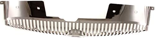 Front Grille Chrome Shell And Insert Without Moulding Direct Replacement Compatible With 2006-2009 Buick Lucerne GM1200556 25768116