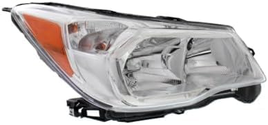Set Of 2 Front Head Light Assembly Plastic Left Driver & Right Passenger Side Direct Replacement Compatible With 2014-2016 Subaru Forester SU2503145 SU2502145 84001SG081 84001SG091