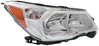 Set Of 2 Front Head Light Assembly Plastic Left Driver & Right Passenger Side Direct Replacement Compatible With 2014-2016 Subaru Forester SU2503145 SU2502145 84001SG081 84001SG091