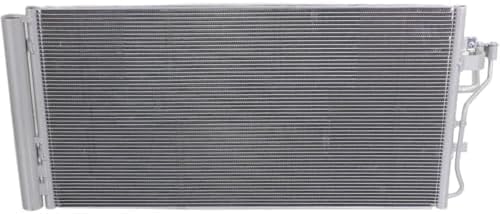Front A/C Condenser Aluminum Core Direct Replacement Compatible With 2010-2012 Hyundai Genesis Coupe HY3030147 976062M000