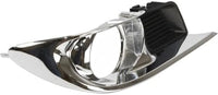 Set Of 2 Front Fog Light Molding Primed With Chrome Trim Left Driver & Right Passenger Side Direct Replacement Compatible With 2011-2012 Toyota Avalon TO1039156 TO1038156 5203007040