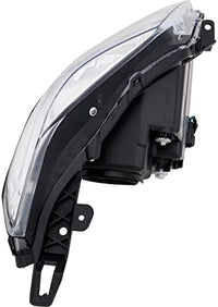 Set Of 2 Front Head Light Assembly Plastic Left Driver & Right Passenger Side Direct Replacement Compatible With 2010-2012 Cadillac SRX GM2503345 GM2502345 22853873 22853872