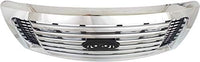 Front Grille Chrome Shell And Insert Plastic Direct Replacement Compatible With 2010-2012 Ford F-150 FO1200531 AL3Z8200C