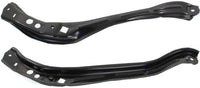 Set Of 2 Front Radiator Support Upper Tie Bar Steel Left Driver & Right Passenger Side Direct Replacement Compatible With 2007-2012 Toyota Yaris TO1225303 TO1225304