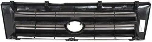 Front Grille Primed Shell And Insert Direct Replacement Compatible With 1998-2000 Toyota Tacoma TO1200211 5310004110C0