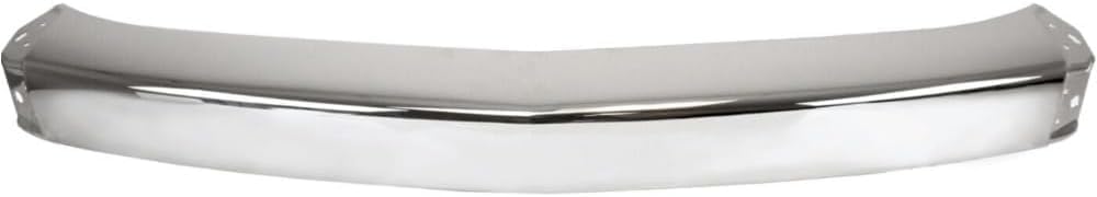 Front Bumper Impact Bar Chrome + Lower Valance Textured + End Caps Left Driver & Right Passenger Side Direct Replacement Compatible With 2007-2008 Chevrolet Silverado 1500 GM1002830