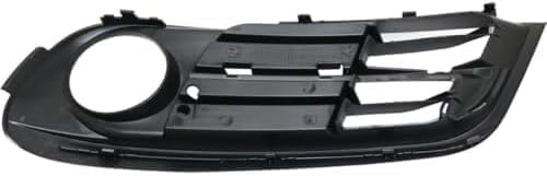 Set Of 2 Front Fog Light Molding Primed Plastic With Holes Left Driver & Right Passenger Side Direct Replacement Compatible With 2014-2016 BMW 5-Series BM1039167 BM1038167 51117331730