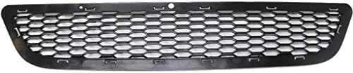 Front Bumper Center Grille Primed Direct Replacement Compatible With 2011-2020 Dodge Journey CH1036139 55000808AC