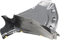 Front Section Fender Liner Left Driver Side Direct Replacement Compatible With 2017-2018 Audi A4 AU1248134 8W0853887A-PFM
