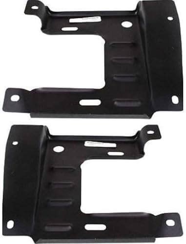 Set of 2 Front Bumper Mounting Plate Bracket Right Passenger & Left Driver Side Direct Replacement Compatible with 2004-2006 Ford F-150 FO1067159 FO1066159 4L3Z17B984AA 4L3Z17B985AA