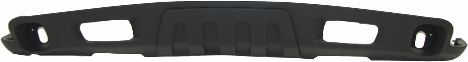 Front Lower Valance Air Deflector Textured Gray with Set of 2 Fog Lights Driver & Passenger Side Direct Replacement Compatible with 2004-2006 Chevrolet Suburban 1500/2003-2006 Tahoe
