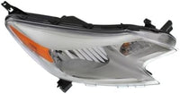 Set Of 2 Front Head Light Assembly Plastic Left Driver & Right Passenger Side Direct Replacement Compatible With 2014-2016 Nissan Versa Note NI2503223 NI2502223 260103WC0 260603WC0A