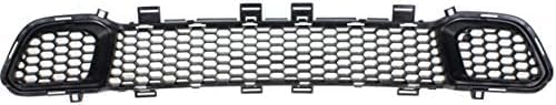 Front Bumper Grille Textured Direct Replacement Compatible With 2014-2018 Jeep Cherokee CH1036126 68203216AA